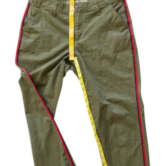 Universal Thread girlfriend jeans, Olive with navy/red stripe size 10 - Picture 9 of 10